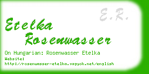 etelka rosenwasser business card